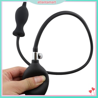 Oversized Silicone Anal Butt Plug Inflatable Dilator Large Pump Adult Sex Toy