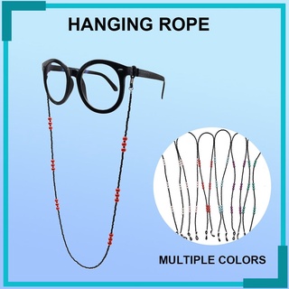 Fast delivery➷ Hand Beaded glasses chain 6mm pearl 2mm rice Bead Beaded children's presbyopia glasses hanging rope ➷TOP