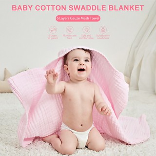 110x110cm/120*150cm bebé muselina paños100% algodón Natural bebé toallitas Premium 6 capas muselina bebé paños Super suave toalla cara para piel sensible bebé registro de ducha regalo!