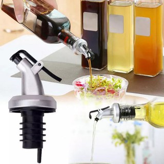 botella de oliva pulverizador caño dispensador de aceite de aceite vertedores de vino flip top tapón herramientas de cocina