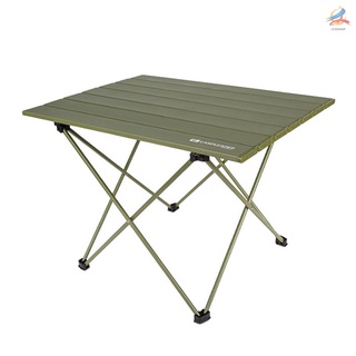 ucan mesa plegable portátil al aire libre de aleación de aluminio mesa de picnic escritorio de camping debajo verde