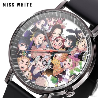 demon slayer reloj hombres mujeres relojes moda sin escala digital kamado tanjirou relojes diy regalos unisex anime colección banners