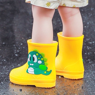 los niños lindo botas de lluvia impermeable antideslizante 2-6 años de edad de los niños botas de lluvia niño zapatos de goma bebé zapatos de agua de dibujos animados overshoes