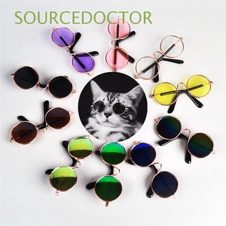 SOURCEDOCTOR Dog Accessories Pet Glasses Supplies Eye-wear Sunglasses Photos Props Accessories Multicolor Cat Dog Lovely Pet Supplies/Multicolor