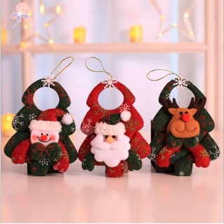 lindo adornos de navidad regalo santa claus muñeco de nieve árbol de juguete muñeca colgar decoraciones de navidad