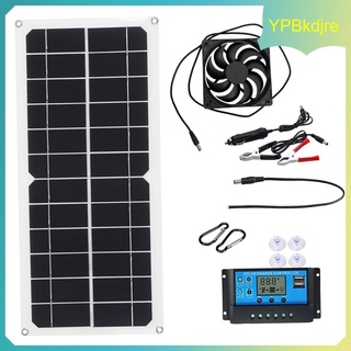 10watt 12v monocristalino de silicio panel solar módulo solar controlador de carga solar+panel solar conector de extensión