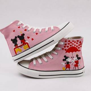 Mickey Minnie Mouse zapatos de pintura 2