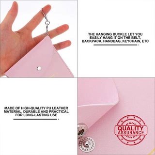 Pink (b) $popular spot mask storage clip environmental storage Pu mask bag mask bag protection O1U3