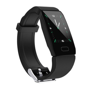 smart watch smart band pulsera fitness reloj tracker frecuencia cardíaca caolorie contador de prueba q1 para deportes salud negro