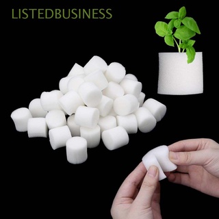 LISTEDBUSINESS 50 pcs Gardening Tools Harmless Soilless cultivation Planted Sponge White Natural Homemade Soilless Planting Hydroponic Vegetable/Multicolor