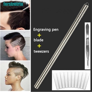 pluma de cabello de 1 juego de 10 pzs con forma de corte bajo+10pzs cuchillas para el cabello profesional/cortadora (1)