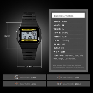 [-FENGSIR-] HONHX Luxury Child Analog Digital Sport LED Waterproof Luminous Wrist Watch (5)
