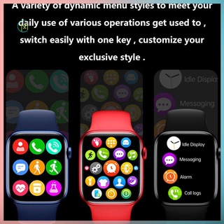 prometion t500+plus smart watch llamada inalámbrica full touch frecuencia cardíaca multifunción fitness tracker reloj inteligente