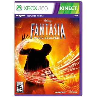 Xbox 360 Kinect Disney Fantasia Music Evolved NTSC