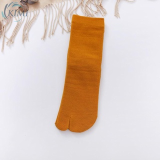 Calcetines de dos dedos de los hombres estilo japonés zuecos de madera calcetines de dos dedos de verano (5)