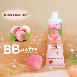 kiss beauty 50ml melocotón bb maquillaje imprimador corrector reparación impermeable hidratante crema hidratante