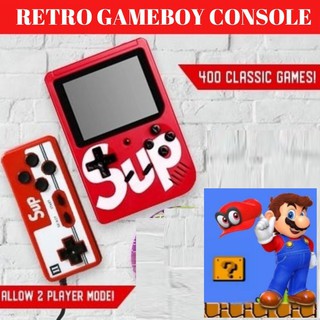 Sup 400 en 1 consola de juegos Retro Super Mario 2 jugadores de mano Gameboy kids game Machine