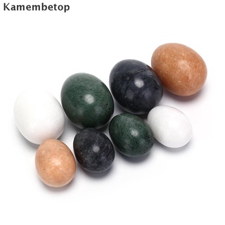 [kamembetop] huevo de jade natural para hacer ejercicio en el suelo músculos vaginales ejercicio huevo bola con agujero.