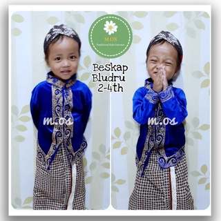 Beskap Anak Custom Javanese disfraz Beskap Jogja (2-3o)