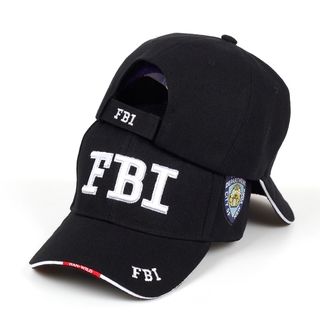 FBI carta bordada gorra de béisbol hombres mujeres hip hop moda algodón papá sombreros al aire libre parasol sombrero ajustable deportes gorras