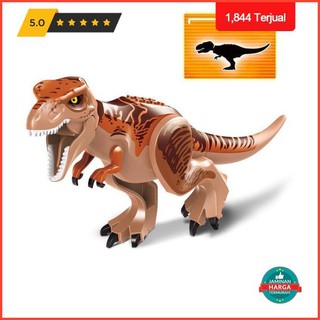 Juguetes para niños Super Jurassic World Park dinosaurio Tyrannosaurus T Rex Minifigure Lego Kw
