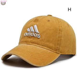 Ms gorra de béisbol Adidas gorra Casual protección solar sombrero de algodón portátil todo-partido para hombres y mujeres (9)