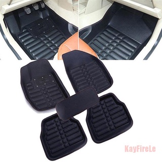 Kayfirele - alfombrillas universales para coche (5 unidades, alfombrillas de piso, frontal y trasera, todo clima)