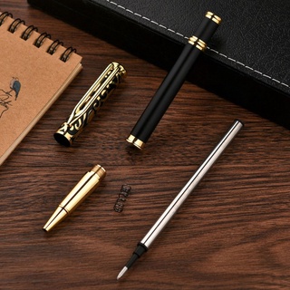 nimon - bolígrafo de metal de lujo para firma, tinta negra, escritura de negocios, suministros de oficina