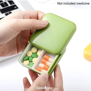 2 rejilla organizador contenedor compartimentos de medicina caja de pastillas