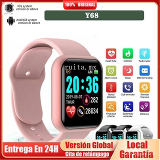 🙌 Reloj inteligente Really Waterproof!! Y68 D20 reloj inteligente con Bluetooth USB con Monitor Cardíaco PK W26 X7 Smartwatch Smart Watch LZny