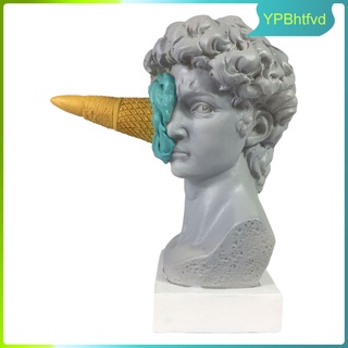 helado smashing david cabeza de resina estatua griega casa europa arte moderno decoración escultura figura oficina dormitorio sala