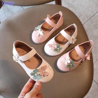 bebé princesa zapatos 2021 de suela suave niñas zapatos de cuero zapatos de otoño de los niños s solo zapatos antideslizante de suela suave 1-2-3-5 años de edad 4