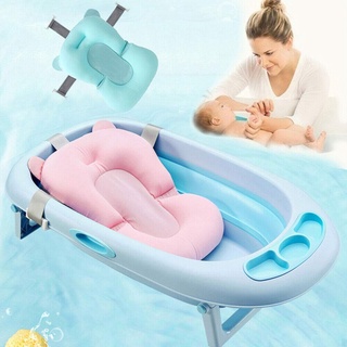 Plegable Baby Shower Net Antideslizante Soporte De Baño Cojín De Seguridad Para Recién Nacidos Bañera