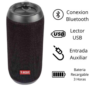 Bocina Portatil KAISER Bluetooth Resistente a Salpicaduras