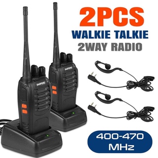 Bs BF-888S Walkie Talkie Radio de dos vías UHF 400-470MHz 16CH transceptor Talkie 0928