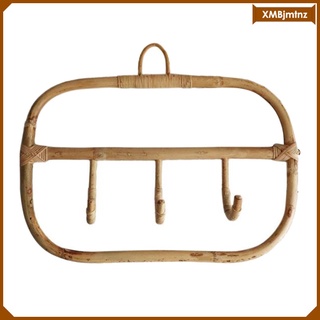 [MTNZ] Wall Mounted Coat Rack, Hook Rack with 3 Hooks, for Clothes, Keys, Hats, Purses, in The Entryway, Bathroom, Closet Room,