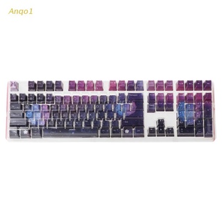 Anqo1 OEM PBT Cherry Blossom Keycap Mechanical Keyboard Keycaps Dye-Sublimation Keycap