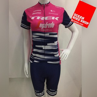 Mujer Trek Jersey bicicleta Jersey camisa importación traje conjunto acolchado pantalones
