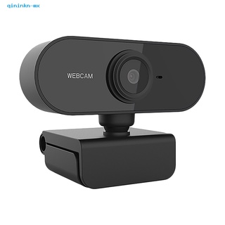 qininkn cámara web usb de enfoque automático 1080p plug play pc webcam digital ampliamente compatible para el estudio