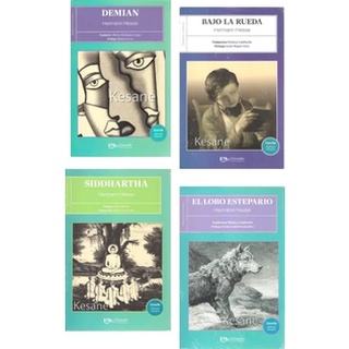 4 Libros Herman Hesse / Demian / Lobo estepario