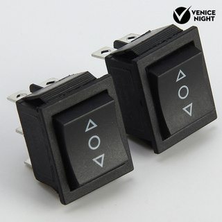 V.T 2Pcs/Set Durable ON/OFF Position 6 Pins DPDT Boat Rocker Switch Accessory