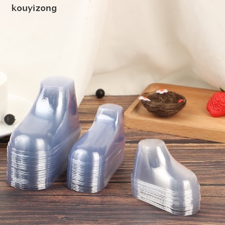 [kouyi3] 20 piezas de plástico transparente pies de bebé pantalla botines de bebé zapatos calcetines escaparate mx3