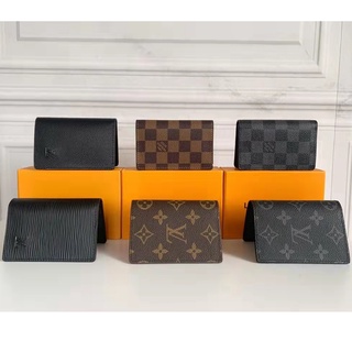 Louis Vuitton LV tarjetero pequeño Louis vuitton bag wallet nueva cartera corta para hombre con caja M63144