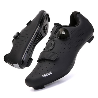 2021 nuevos zapatos de ciclismo de los hombres Cleats zapatos de bicicleta de carretera zapatos para Mtb y pedales conjunto de bicicleta de carretera cubierta impermeable zapatos de ciclismo bicicleta de carretera