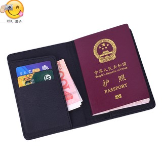 ☆ ♨ ☆ Funda para pasaporte Cuero Hombre Mujer Viaje Pasaporte Titular (3)