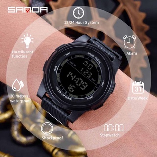 (sdt345fg.mx) reloj electrónico multifunción impermeable para hombres, deportes al aire libre, fuerzas especiales