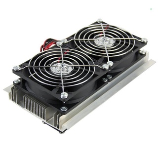 hal 1PC Thermoelectric Peltier Refrigeration Cooling System Kit Cooler Double Fan