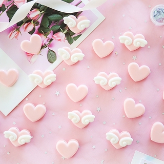 Clips de amor rosa decorativo clips de papelería clips de prueba carpetas de papel suministros escolares (1)