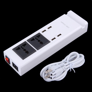 [Martstar] Home Office Use 4-Port USB Charger with 2-Port Outlet Power Strip