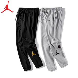 nike jordan 100% original deportes cordón pantalones bordados guardian pantalones hombres y mujeres pantalones de algodón puro